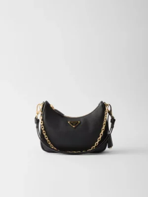 Prada Re-Edition Saffiano leather mini-bag Black