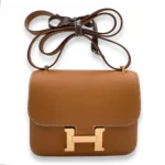 Hermès Constance Mirror 18 Gold in Epsom, Rose Gold hardware