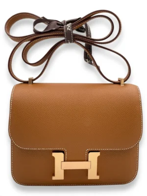 Hermès Constance Mirror 18 Gold in Epsom, Rose Gold hardware