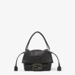 Mamma Baguette Small Black nappa leather mini bag