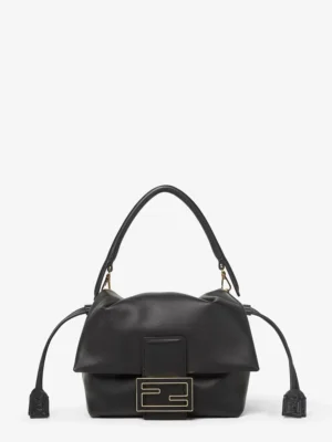 Mamma Baguette Small Black nappa leather mini bag