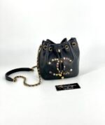 CHANEL LUCKY CHARMS CC DRAWSTRING MINI BUCKET BAG