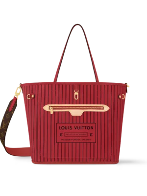 Neverfull Bandoulière Inside Out MM Red