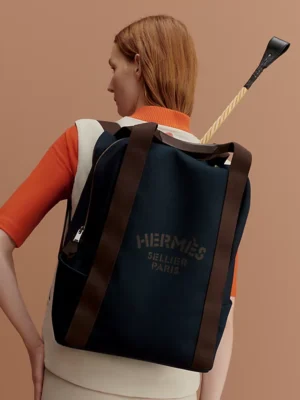 Hermès Groom backpack bleu navy
