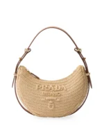 Prada Arquè Crochet Shoulder Bag