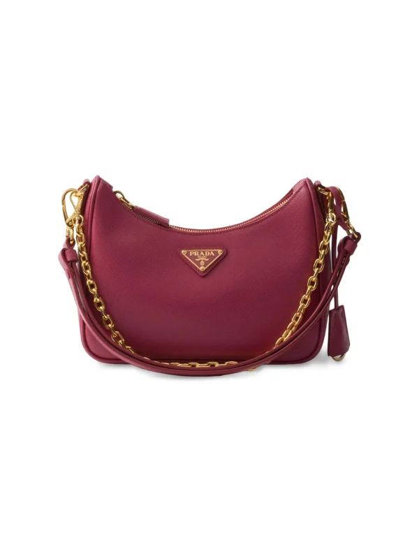 Prada Re-Edition Saffiano Leather Mini-Bag red