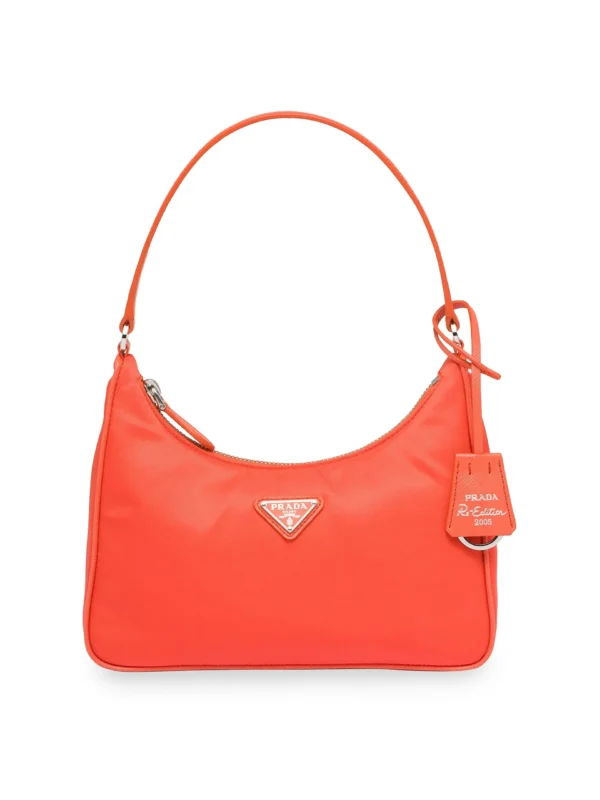 Prada Re-Edition 2005 Re-Nylon Mini Bag Orange