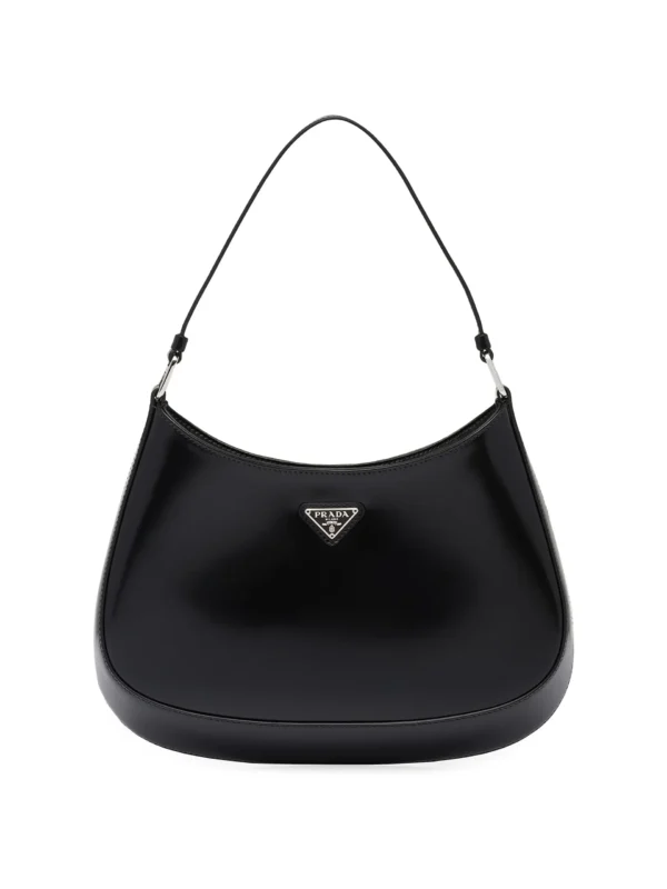 Prada Cleo Brushed Leather Shoulder Bag