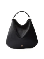 Prada Large Black Leather Shoulder Bag