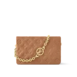 Pochette Coussin Camel