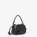 Mamma Baguette Small Black nappa leather mini bag