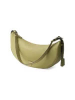 Prada Large Leather Shoulder Bag Green