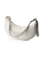 Prada Large Leather Shoulder Bag white