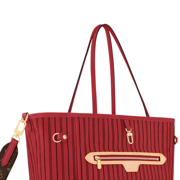 Neverfull Bandoulière Inside Out MM Red