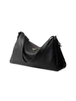 Prada Aimèe Large Leather Shoulder Bag black