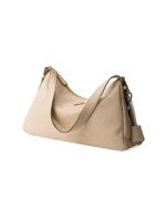 Prada Aimèe Large Leather Shoulder Bag Khaki