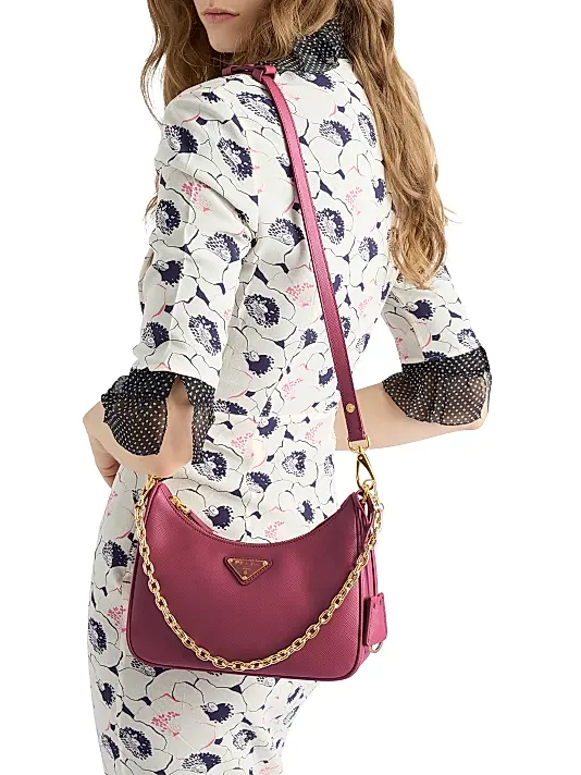 Prada Re-Edition Saffiano Leather Mini-Bag red