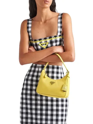 Prada Re-Edition 2005 Re-Nylon Mini Bag Yellow