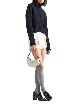 Prada Arquè Leather Mini Shoulder Bag