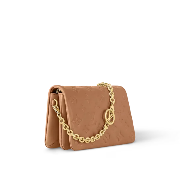 Pochette Coussin Camel