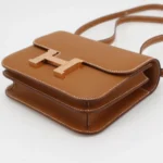 Hermès Constance Mirror 18 Gold in Epsom, Rose Gold hardware