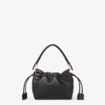 Mamma Baguette Small Black nappa leather mini bag