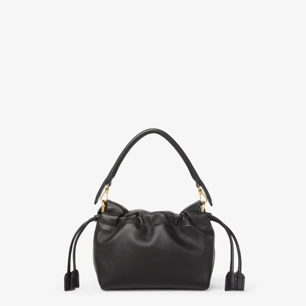 Mamma Baguette Small Black nappa leather mini bag