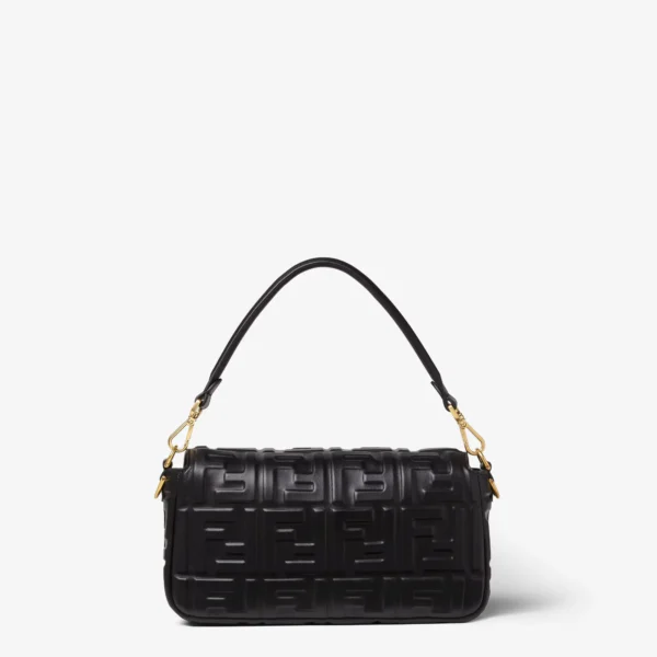 Baguette Black leather bag
