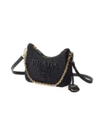 Prada Re-Edition Crochet Mini-Bag Black