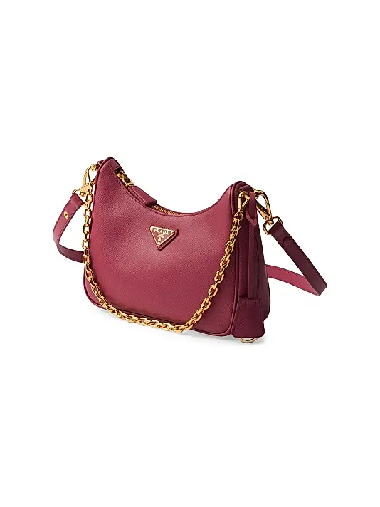 Prada Re-Edition Saffiano Leather Mini-Bag red