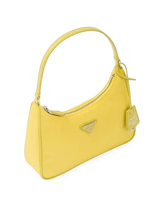 Prada Re-Edition 2005 Re-Nylon Mini Bag Yellow