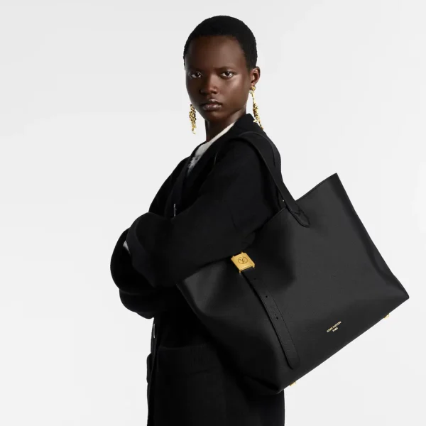 Medium LOW KEY CABAS Black