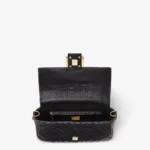 Baguette Black leather bag
