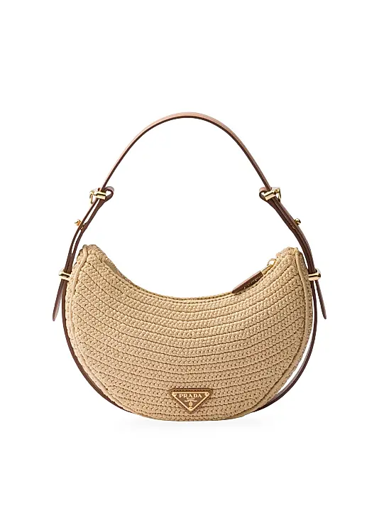 Prada Arquè Crochet Shoulder Bag
