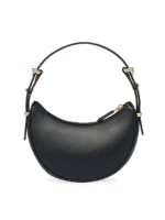 Prada Arquè Leather Mini Shoulder Bag Black