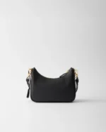 Prada Re-Edition Saffiano leather mini-bag Black