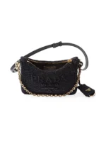 Prada Re-Edition Crochet Mini-Bag Black