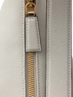 Prada Large Leather Shoulder Bag white