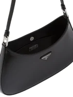 Prada Cleo Brushed Leather Shoulder Bag