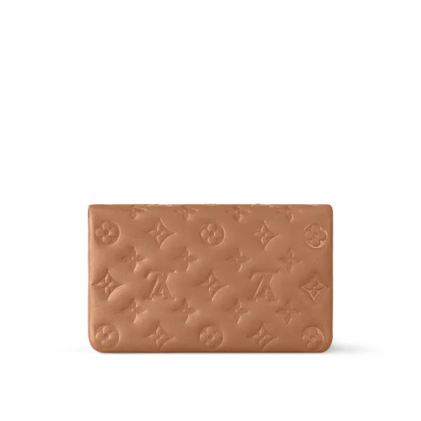 Pochette Coussin Camel