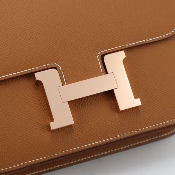 Hermès Constance Mirror 18 Gold in Epsom, Rose Gold hardware