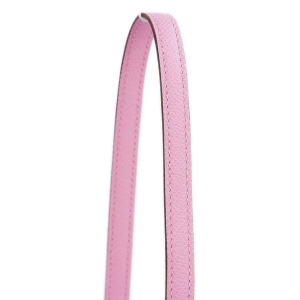 HERMèS Constance Mini 19 shoulder bag in Mauve Sylvestre Epsom leather with Rose Gold hardware