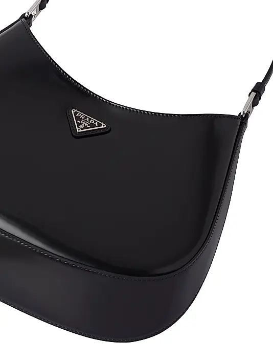 Prada Cleo Brushed Leather Shoulder Bag