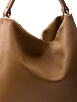 Prada Large Brown Leather Shoulder Bag