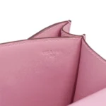HERMèS Constance Mini 19 shoulder bag in Mauve Sylvestre Epsom leather with Rose Gold hardware