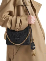 Prada Re-Edition Crochet Mini-Bag Black