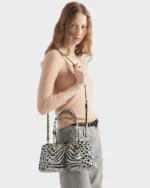 Prada Galleria medium printed Saffiano leather bag