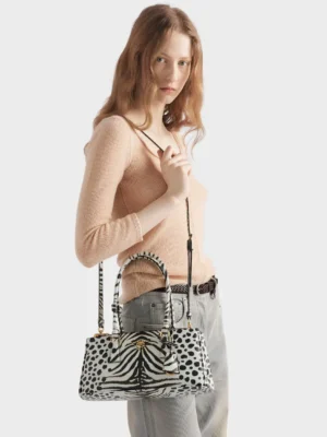 Prada Galleria medium printed Saffiano leather bag