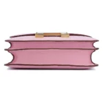 HERMèS Constance Mini 19 shoulder bag in Mauve Sylvestre Epsom leather with Rose Gold hardware