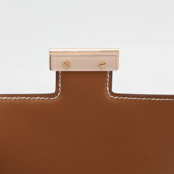 Hermès Constance Mirror 18 Gold in Epsom, Rose Gold hardware